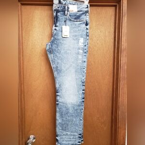 Express jeans, Men's size 36x32, Acid wash blue